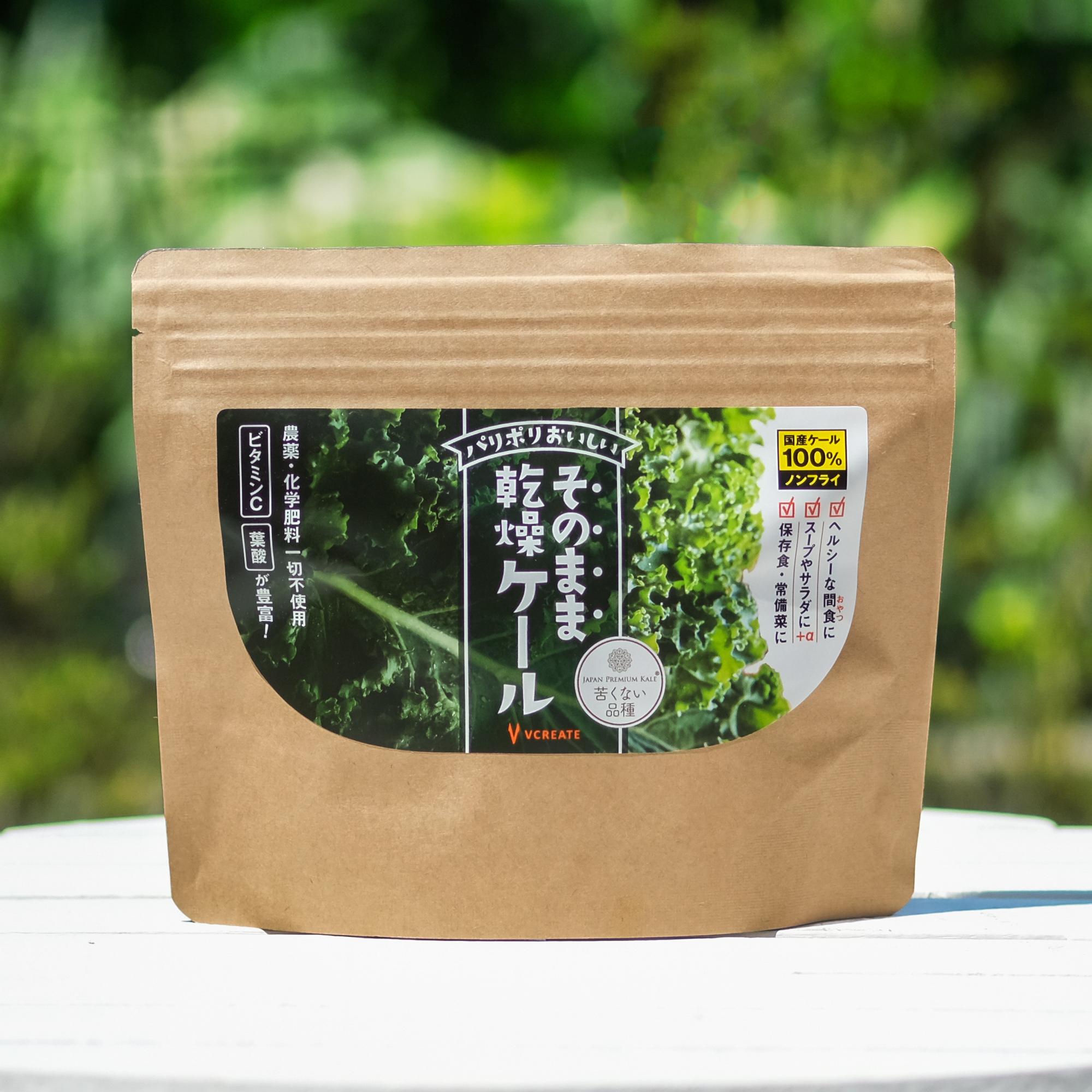 新商品 そのまま乾燥ケール100 チップス 発売 ジャパンプレミアムケール Japan Premium Kale